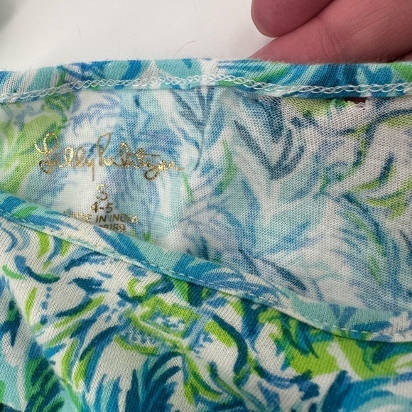 Lilly Pulitzer Girls Toddler Dress Size Small 4 5 FLAW - Picture 2 of 3